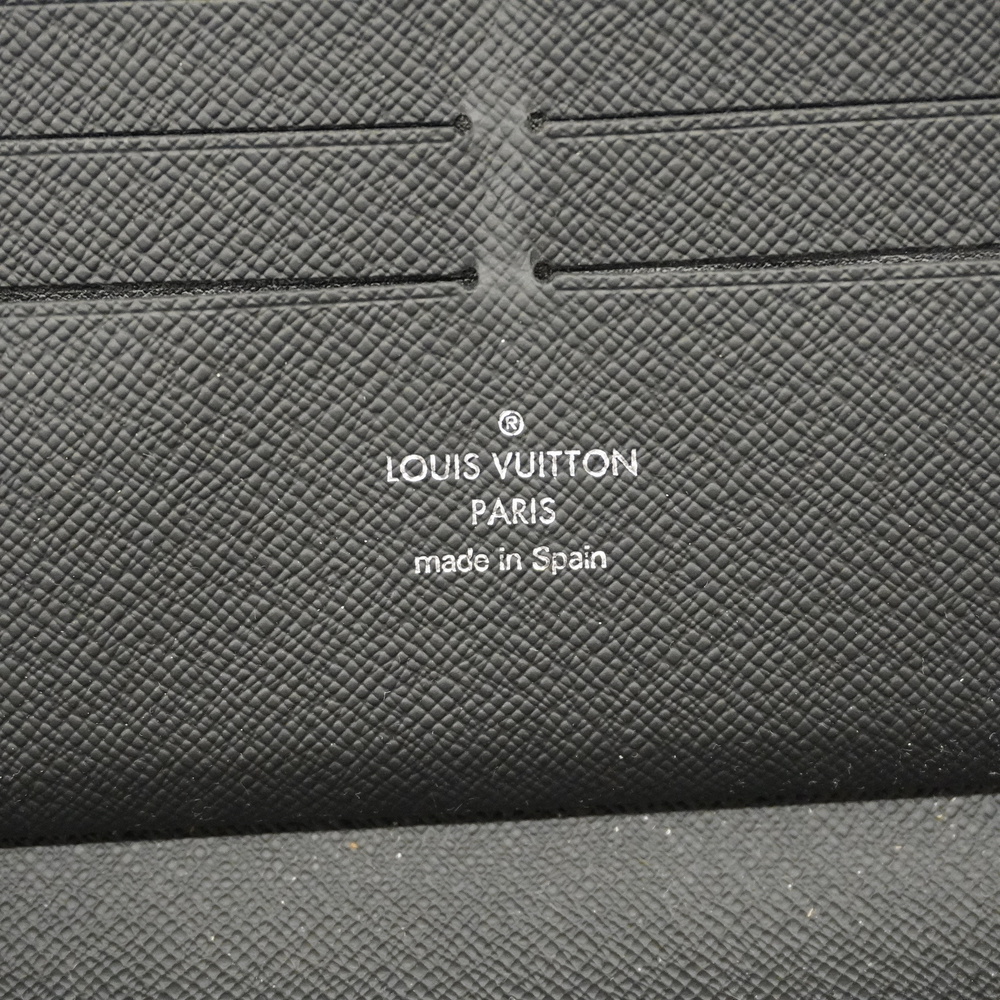 Auth Louis Vuitton Monogram Eclipse Zippy Organizer NM M82081 Long Wallet - Picture 4 of 9
